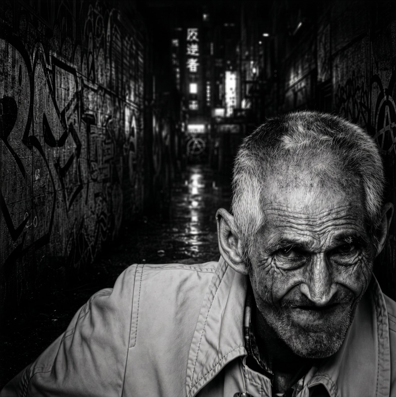 A OLD MAN IN IBIZA (2025) – Fine-Art-Fotografie von Thomas Anderer